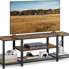 Modern TV Stand for TVs up to 65 Inches, 3-Tier Entertainment Center