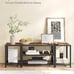 Modern TV Stand for TVs up to 65 Inches, 3-Tier Entertainment Center
