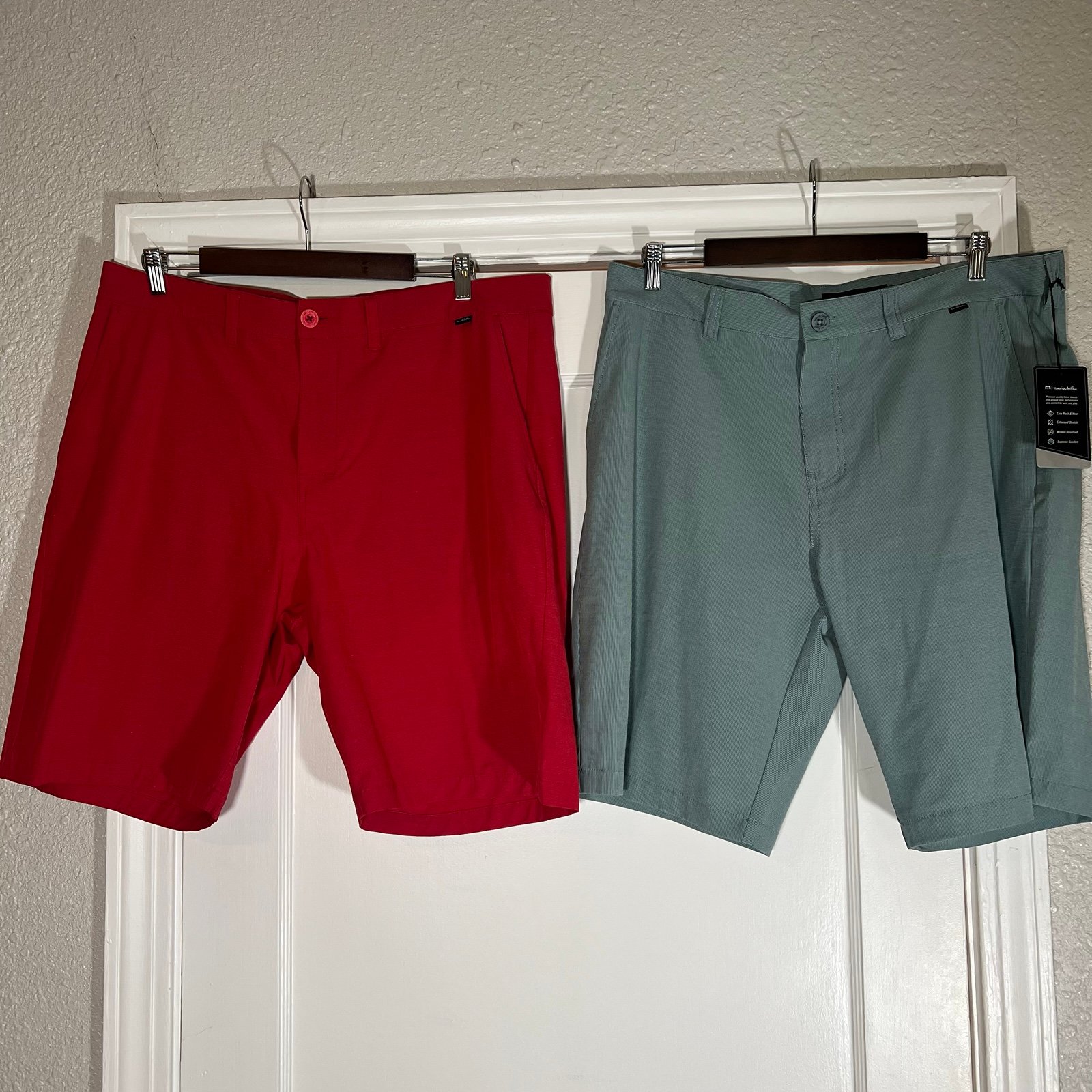 Travis Mathew Men’s 2 Pair -All In- Performance Chino Shorts Size 38 NWT