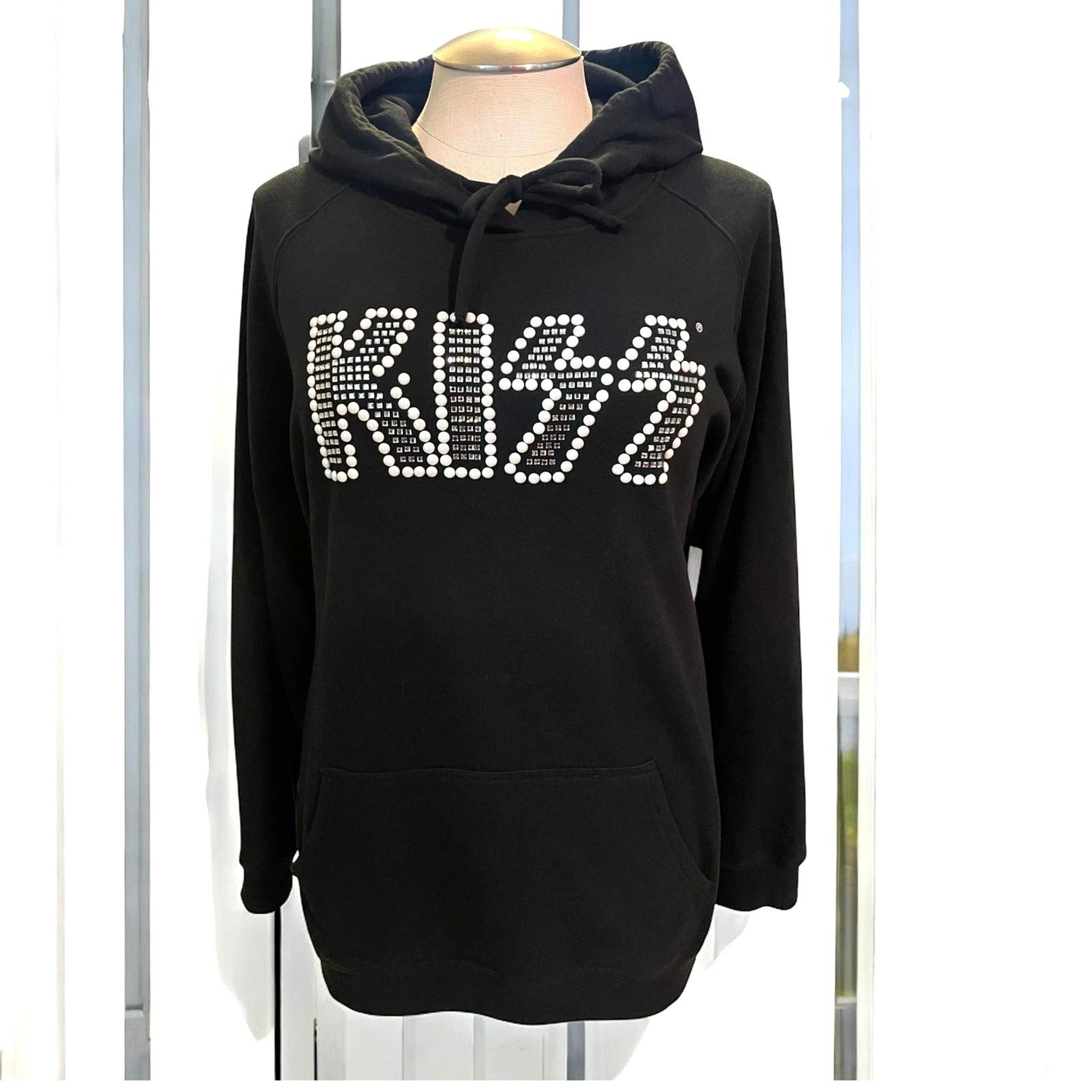 Torrid Size 6 KISS Rock Concert Embellished Pullover Fleece Hoodie Sweatshirt 6X