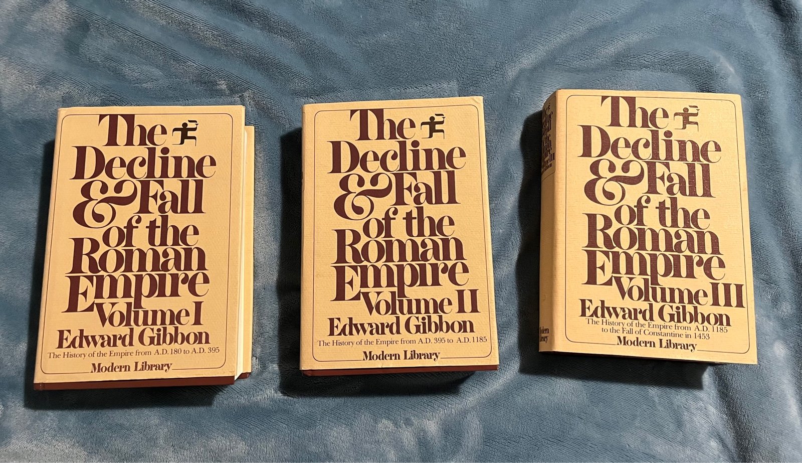 The Decline and Fall of the Roman Empire Volumes 1-3