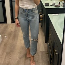 Agolde Riley Crop Jeans Size 24
