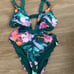 NEW Anthropologie Water's Edge Mira Banded One-Piece Swimsuit LARGE