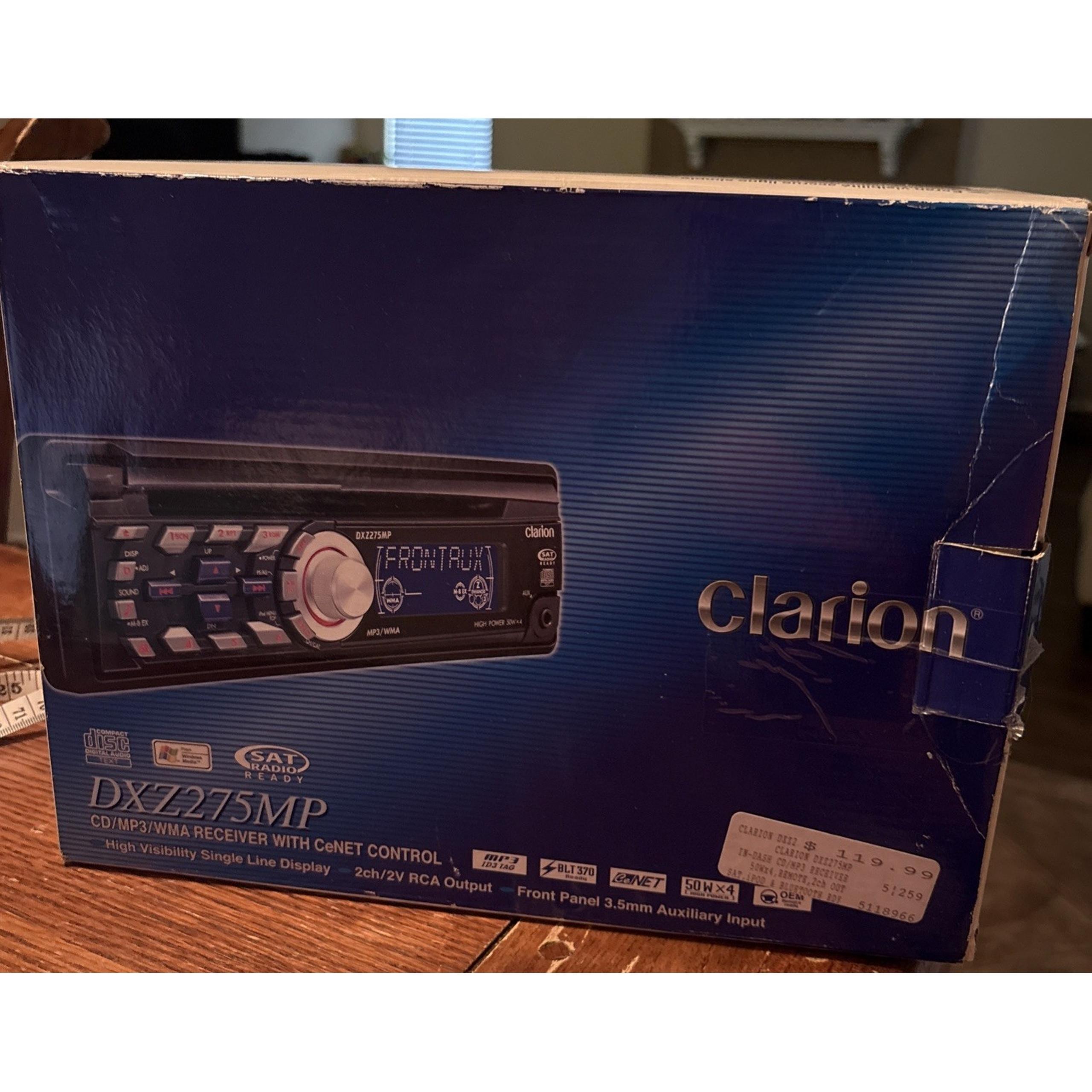 Clarion DXZ275MP Car Stereo/CD/MP3 Detachable Face