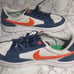 Nike SB Adversary Premium Navy Safety Orange Men's Shoes Size 10.5 sneakers