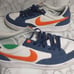 Nike SB Adversary Premium Navy Safety Orange Men's Shoes Size 10.5 sneakers
