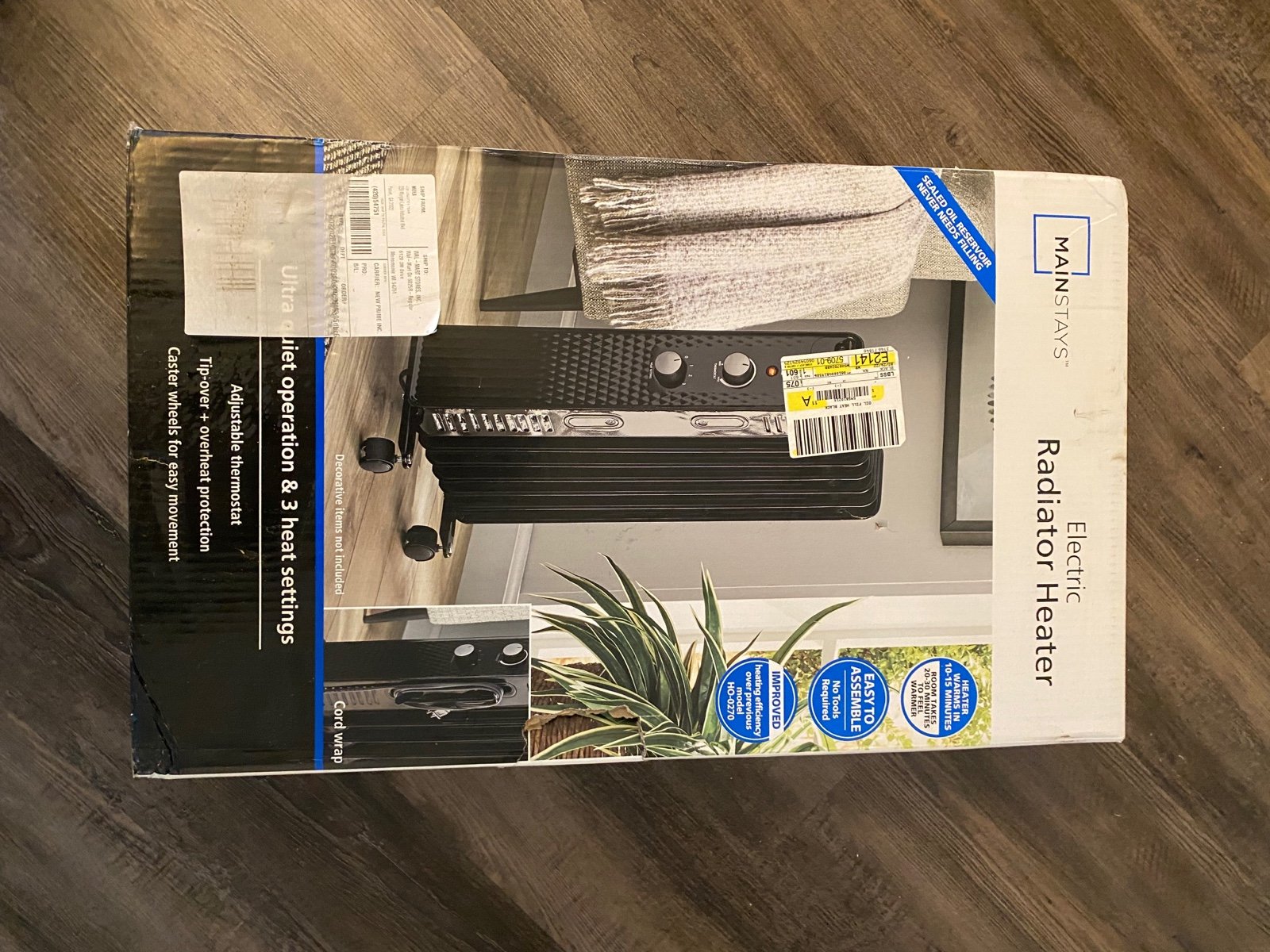 Electric radiator heater