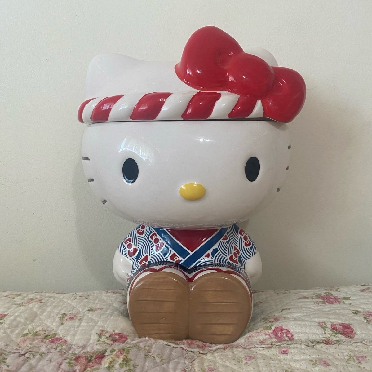 hello kitty sushi chef cookie jar