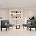2 Seater Armless Mini Small Sofa Corduroy Compact Loveseat Couch for Small Space