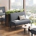 2 Seater Armless Mini Small Sofa Corduroy Compact Loveseat Couch for Small Space