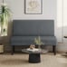 2 Seater Armless Mini Small Sofa Corduroy Compact Loveseat Couch for Small Space