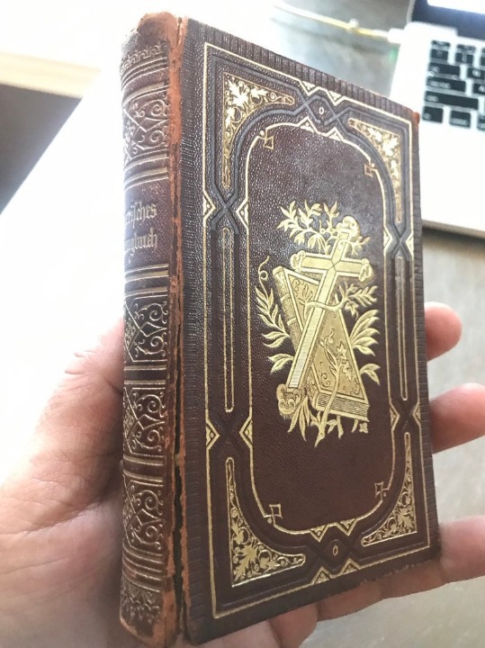 1892 German Antique Religious book