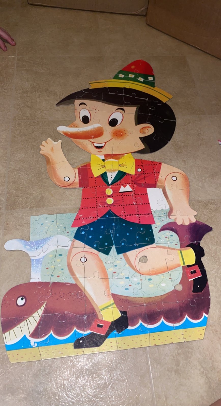 1950s Vintage Pinocchio puzzle