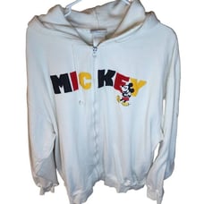 Walt Disney World Mickey Mouse Zip Up Hoodie Size XL