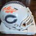 Mike Singletary signed Chicago Bears Salute To Service Mini Helmet with HOF 98