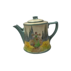 Vintage Royal Doulton Seriesware Pastoral Floral Ceramic Teapot