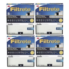 3M Filtrrete Filter B Replacement Hepa Air Filter Model 1150097 4 Pack