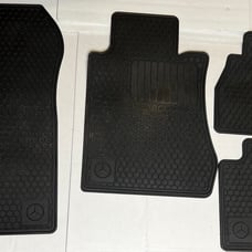 Mercedes W202 W140 C-Class 94-00 Oem Genuine All Weather Rubber Floor Mats Black