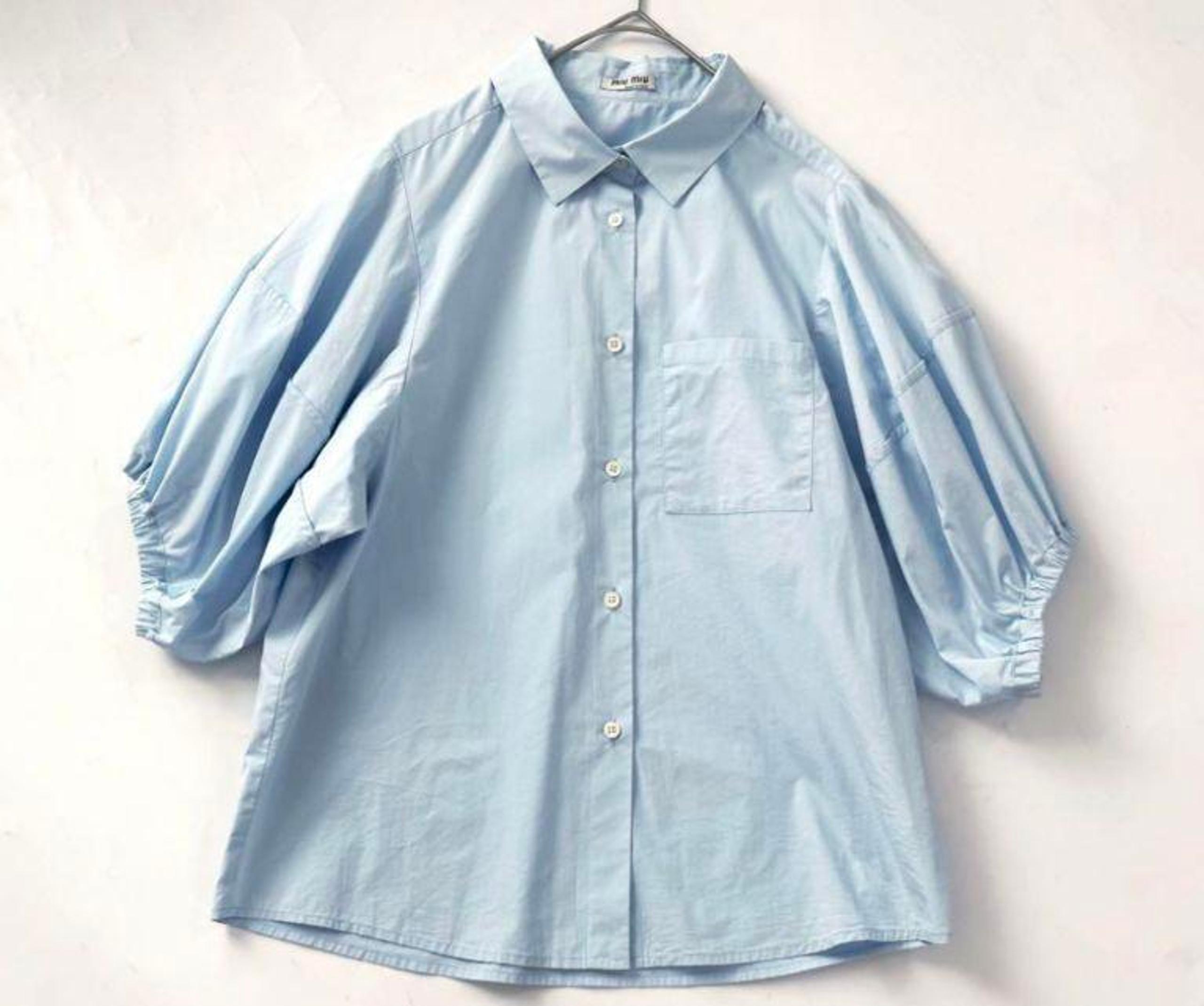 MIU MIU Miu Miu Pointed Sleeve Blouse Size 40