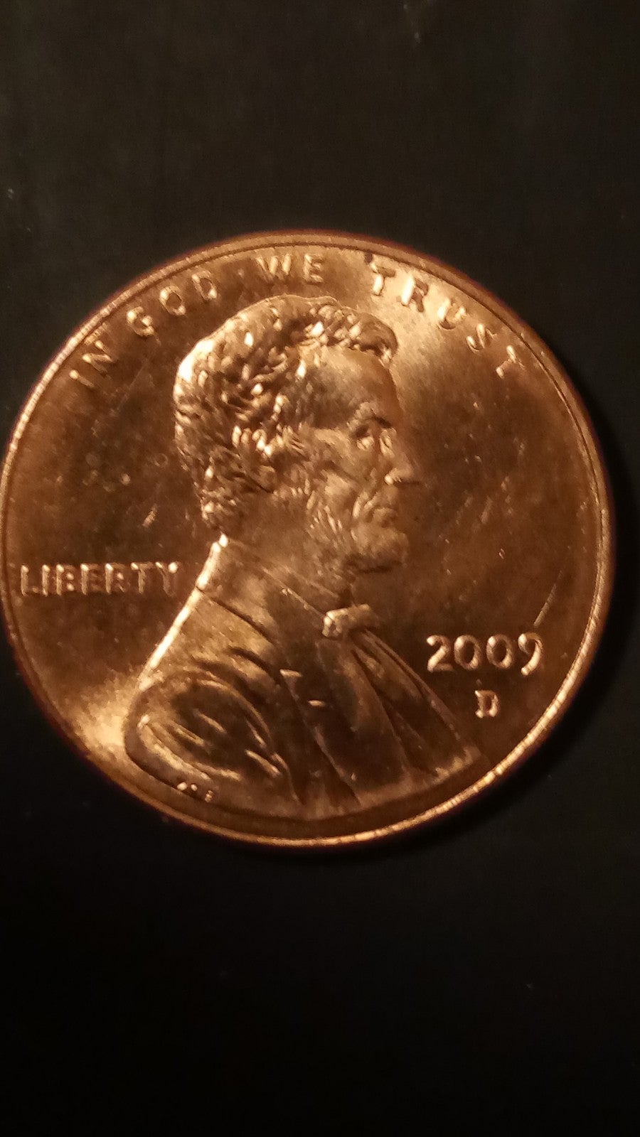 2009-D Lincoln prominent years Penny