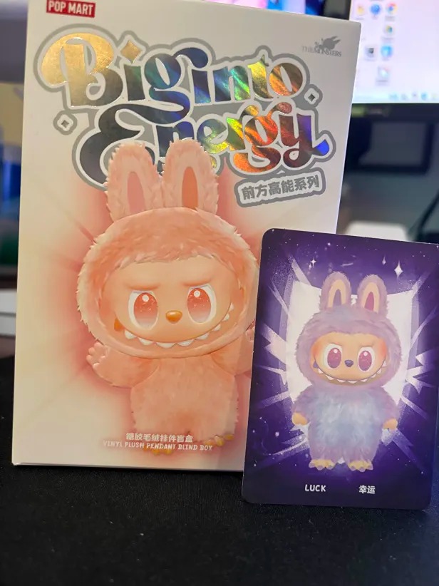 Labubu big into energy Luck