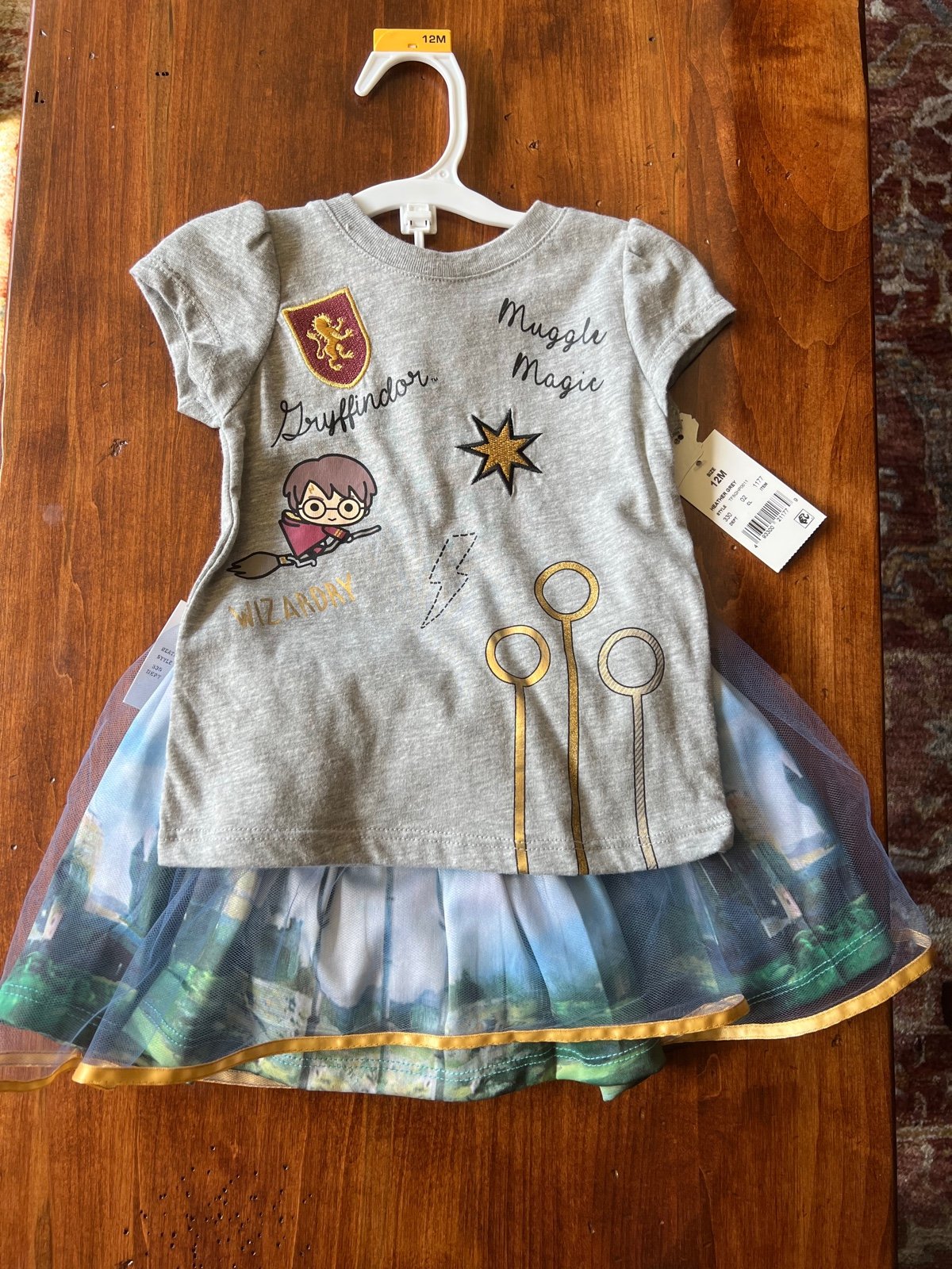 Rare Harry Potter girls outfit 12m