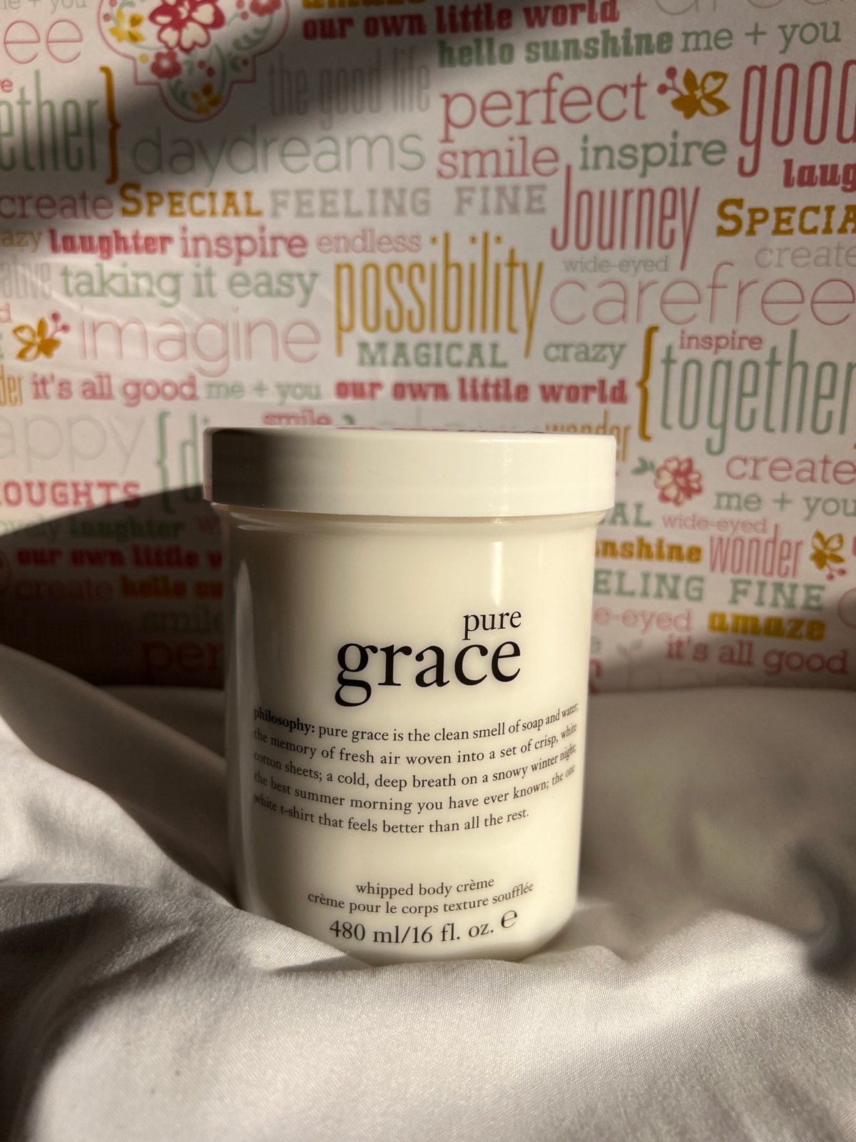 Philosophy pure grace whipped body crème 16 fl oz.