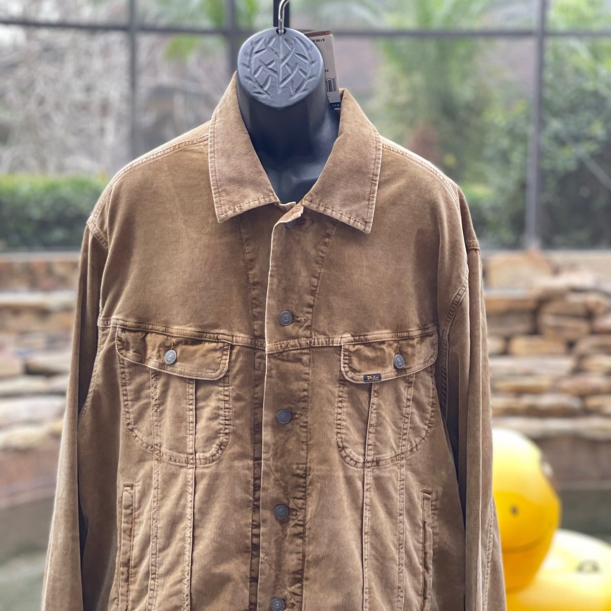 POLO RALPH LAUREN DENIM AND SUPPLY CORDUROY BUTTON TRUCKER JACKET shops (2XB)