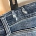 Judy Blue Jude Crop High Waisted Distressed 5 Button Fly Wide Leg Crop Jeans 16W