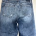 Judy Blue Jude Crop High Waisted Distressed 5 Button Fly Wide Leg Crop Jeans 16W