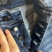 Judy Blue Jude Crop High Waisted Distressed 5 Button Fly Wide Leg Crop Jeans 16W