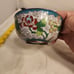 antique Chinese brass cloisonne rice bowl made in the 1920’s