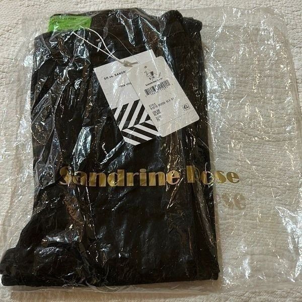Sandrine Rose Black denim High Rise skinny. NWT 26