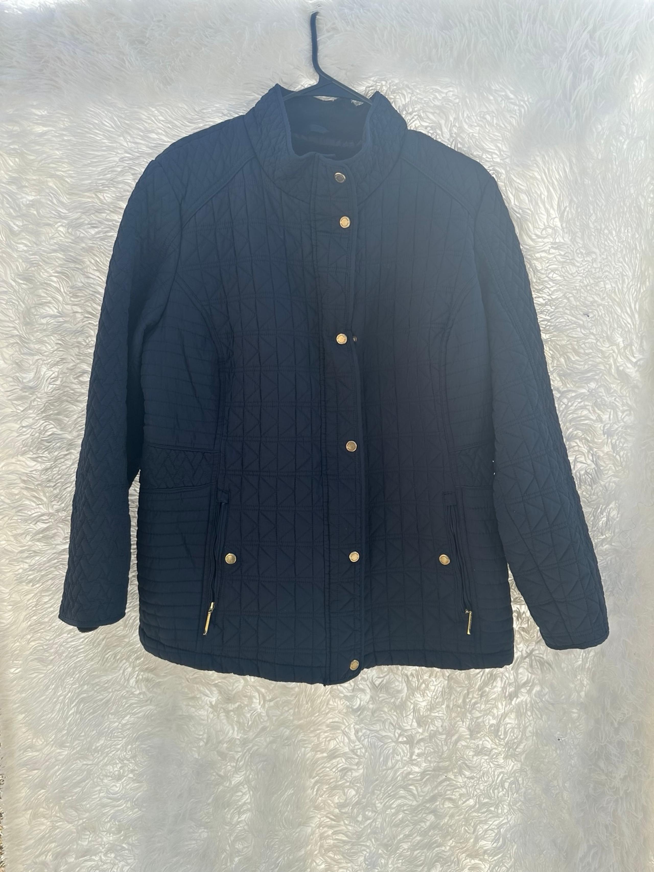 Like new quilted Jacket blue jacket size 2XL