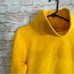 Dudley Stephens Park Slope Vello Fleece Turtleneck in Marigold Size Medium
