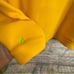 Dudley Stephens Park Slope Vello Fleece Turtleneck in Marigold Size Medium