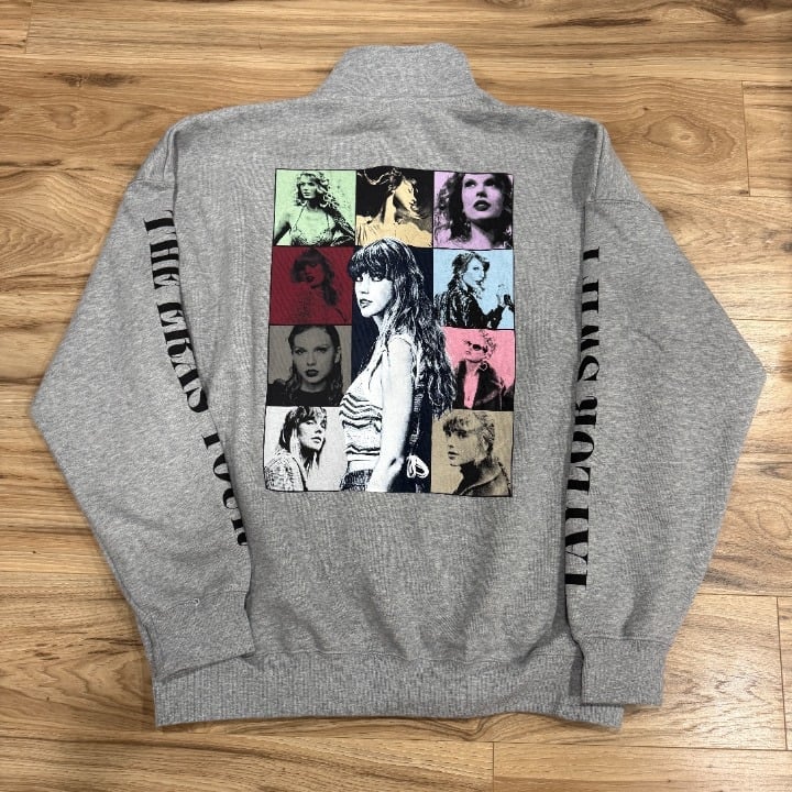 Taylor Swift | The Eras International Tour Grey Quarter Zip | Original | XL