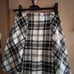 Snidel Tweed Check Skirt Black White