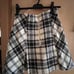 Snidel Tweed Check Skirt Black White