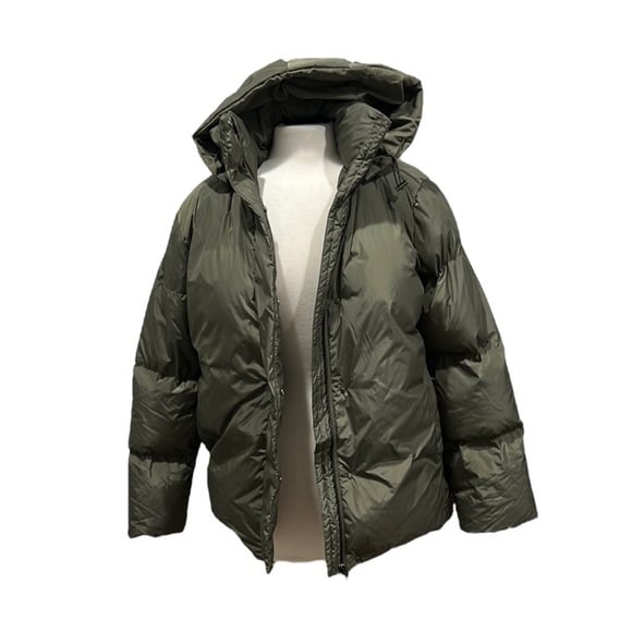 Jenni Kayne Everyday Puffer Jacket in Sage Size XS
