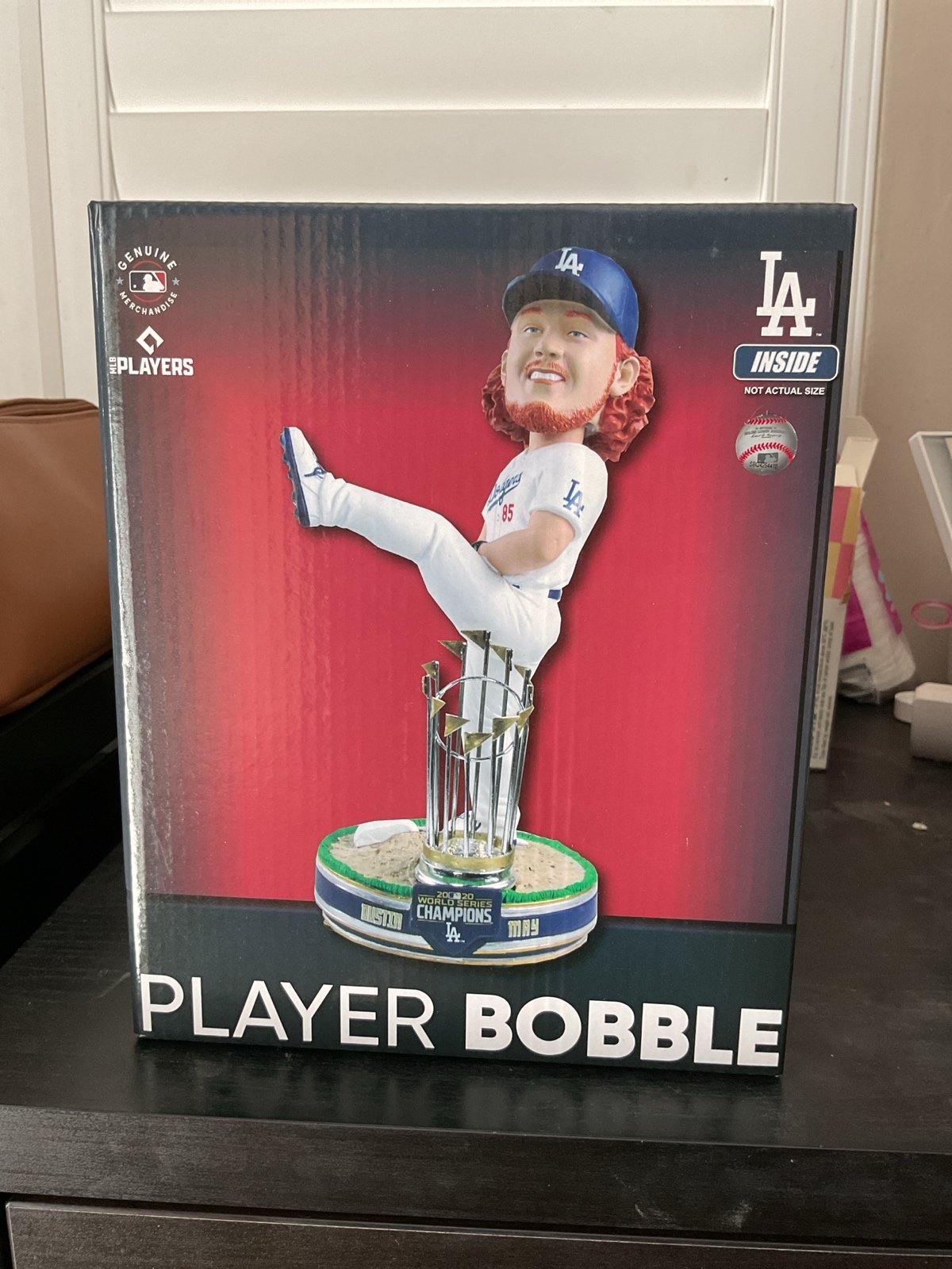 Los Angeles Dodgers Dustin May 2020 World Series Trophy
