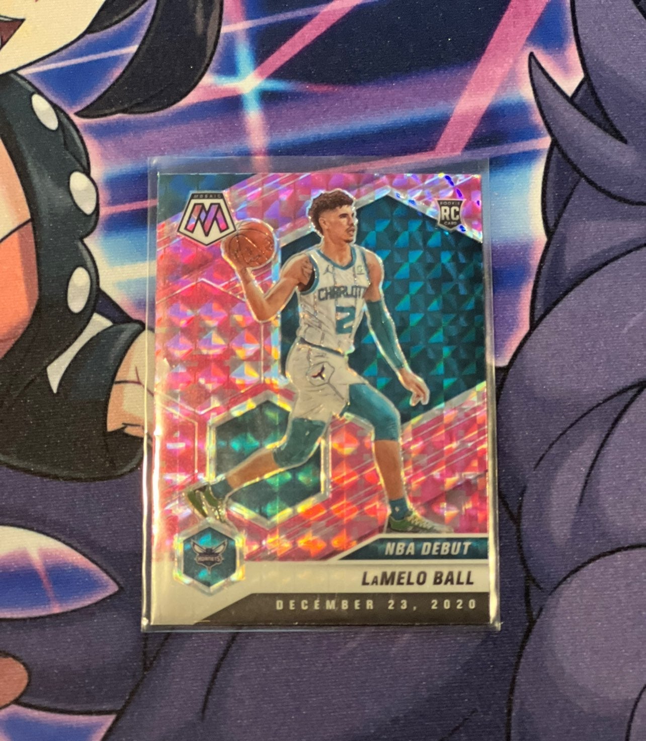 2020-21 Lamelo Ball (nba debut) Pink Camo Prizm RC #262