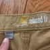 Carhartt Men's Tan Work Pants relaxed fit size 36 x 32 brown