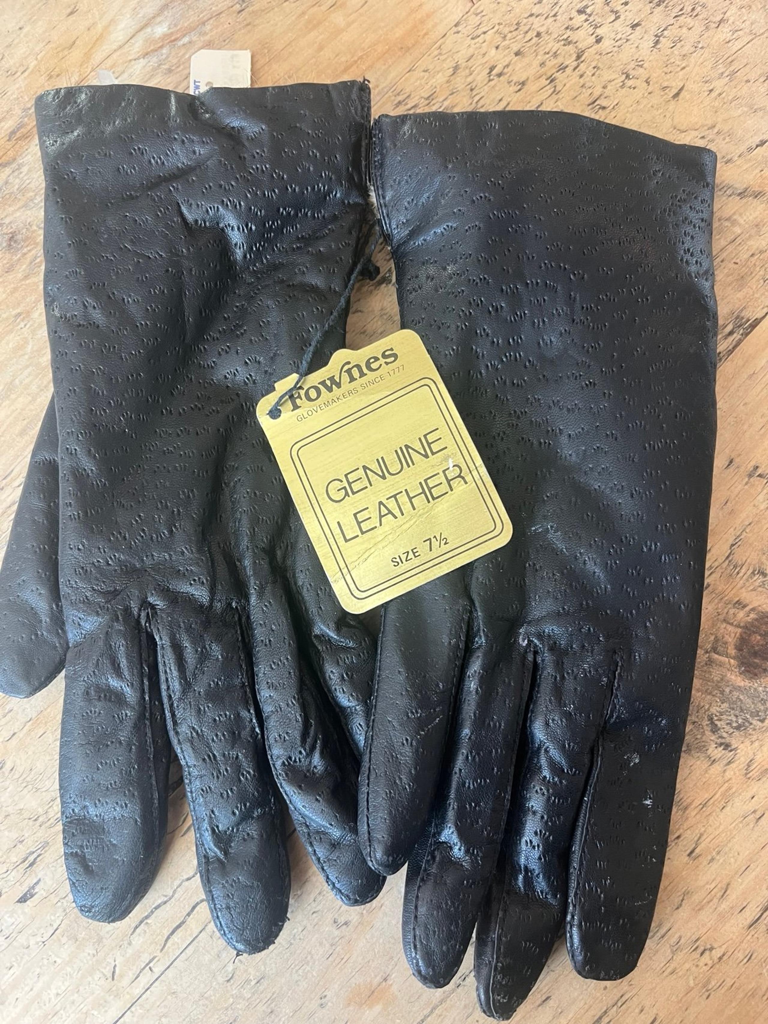 Vintage leather Gloves women’s