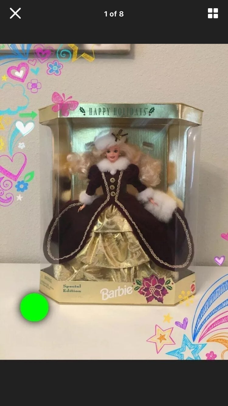 1996 Happy holidays Barbie