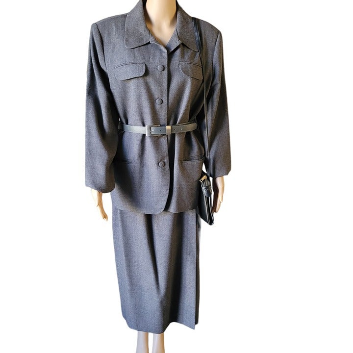 Vintage Alfred Dunner Stylish USA Made 5-piece suit set Lot Size: 14 - 16