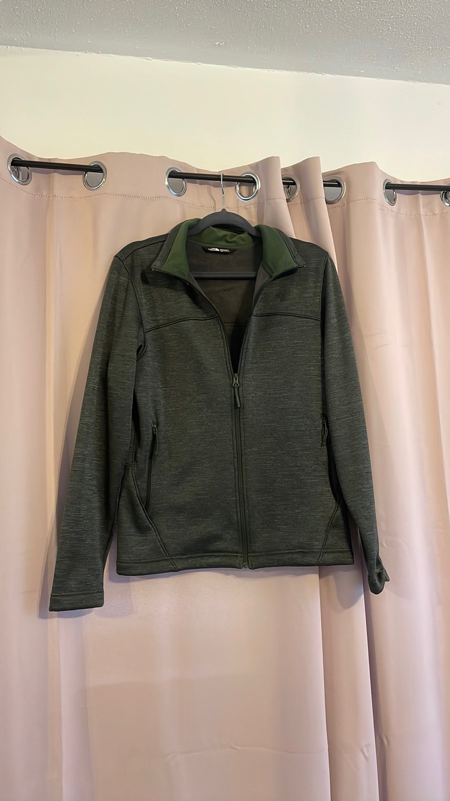 The north face sweater jacket