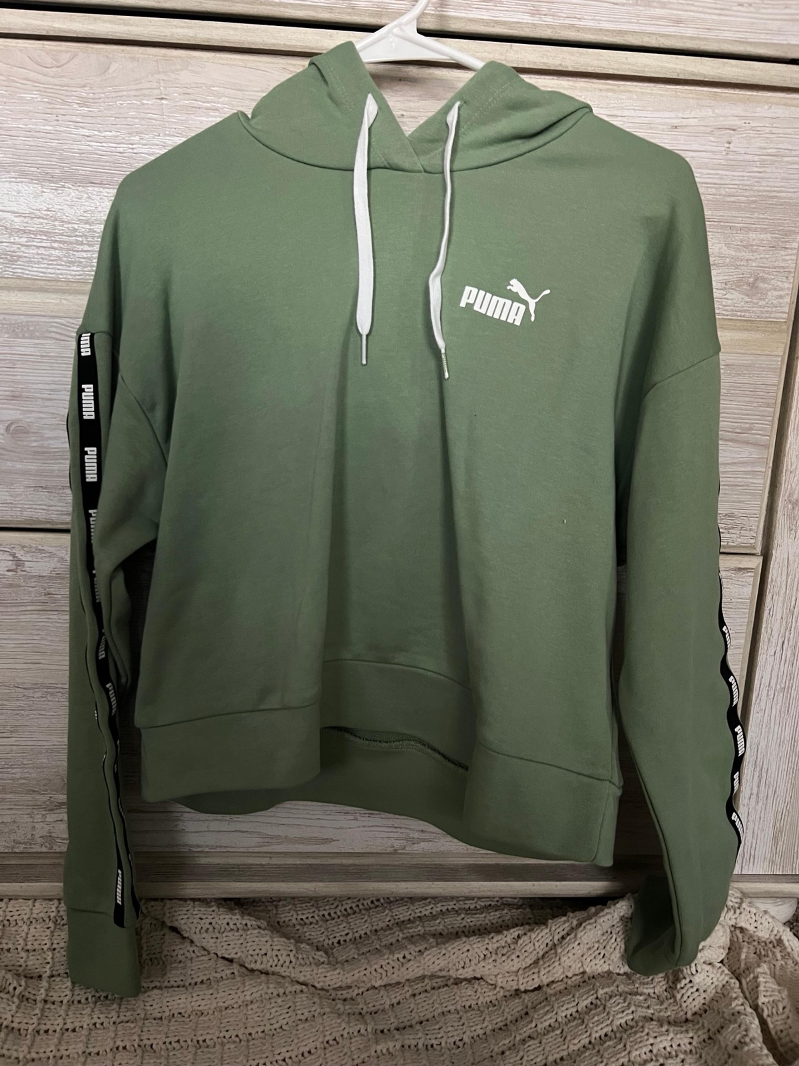 Puma green hoodie