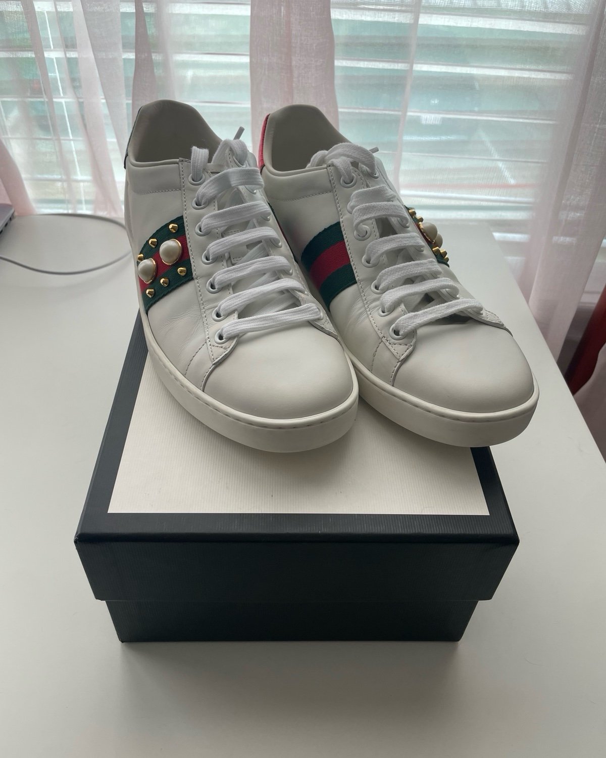 Gucci Women’s Ace Spike Sneakers