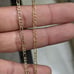 10kt Real solid gold Figaro diamond cut